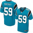 Men Nike Carolina Panthers &59 Luke Kuechly Elite Blue Alternate NFL Jersey