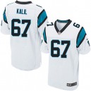 Men Nike Carolina Panthers &67 Ryan Kalil Elite White NFL Jersey