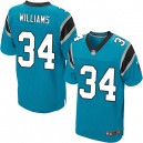 Men Nike Carolina Panthers &34 DeAngelo Williams Elite Blue Alternate NFL Jersey