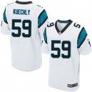 Men Nike Carolina Panthers &59 Luke Kuechly Elite White NFL Jersey