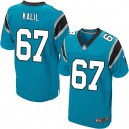 Men Nike Carolina Panthers &67 Ryan Kalil Elite Blue Alternate NFL Jersey
