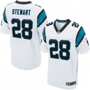 Men Nike Carolina Panthers &28 Jonathan Stewart Elite White NFL Jersey