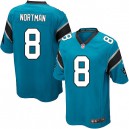 Youth Nike Carolina Panthers &8 Brad Nortman Elite Blue Alternate NFL Jersey