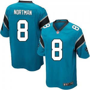 Jeunesse Nike Carolina Panthers # 8 Brad Nortman Élite bleu alternent NFL Maillot Magasin
