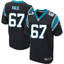 Men Nike Carolina Panthers &67 Ryan Kalil Elite Black Team Color NFL Jersey