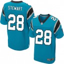 Men Nike Carolina Panthers &28 Jonathan Stewart Elite Blue Alternate NFL Jersey