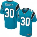 Men Nike Carolina Panthers &30 Charles Godfrey Elite Blue Alternate NFL Jersey