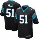 Youth Nike Carolina Panthers &51 Sam Mills Elite Black Team Color NFL Jersey