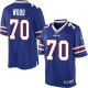 Youth Nike Buffalo Bills &70 Eric Wood Elite Royal Blue Team Color NFL Jersey