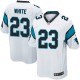 Youth Nike Carolina Panthers &23 Melvin White Elite White NFL Jersey