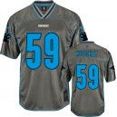 Men Nike Carolina Panthers &59 Luke Kuechly Elite Grey Vapor NFL Jersey