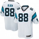 Youth Nike Carolina Panthers &88 Greg Olsen Elite White NFL Jersey