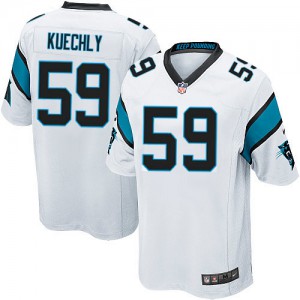 Jeunesse Nike Carolina Panthers # 59 Luke Kuechly Élite blanc NFL Maillot Magasin
