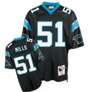 Mitchell And Ness Carolina Panthers &51 Sam Mills Black Authentic Throwback NFL Jersey