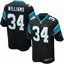 Youth Nike Carolina Panthers &34 DeAngelo Williams Elite Black Team Color NFL Jersey