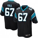 Youth Nike Carolina Panthers &67 Ryan Kalil Elite Black Team Color NFL Jersey