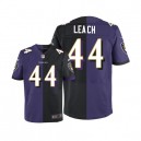 Men Nike Baltimore Ravens &44 Vonta Leach Elite Team/Alternate Two Tone NFL Jersey