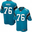 Youth Nike Carolina Panthers &76 Greg Hardy Elite Blue Alternate NFL Jersey