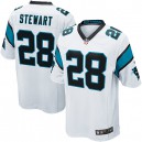 Youth Nike Carolina Panthers &28 Jonathan Stewart Elite White NFL Jersey