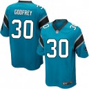 Youth Nike Carolina Panthers &30 Charles Godfrey Elite Blue Alternate NFL Jersey