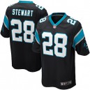 Youth Nike Carolina Panthers &28 Jonathan Stewart Elite Black Team Color NFL Jersey