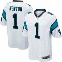 Youth Nike Carolina Panthers &1 Cam Newton Elite White NFL Jersey