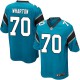 Youth Nike Carolina Panthers &70 Travelle Wharton Elite Blue Alternate NFL Jersey