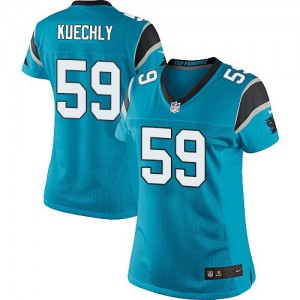 Femmes Nike Carolina Panthers # 59 Luke Kuechly Élite bleu alternent NFL Maillot Magasin