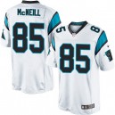Youth Nike Carolina Panthers &85 Mike McNeill Elite White NFL Jersey