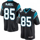 Youth Nike Carolina Panthers &85 Mike McNeill Elite Black Team Color NFL Jersey