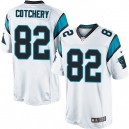 Youth Nike Carolina Panthers &82 Jerricho Cotchery Elite White NFL Jersey
