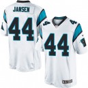 Youth Nike Carolina Panthers &44 J.J. Jansen Elite White NFL Jersey