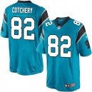 Youth Nike Carolina Panthers &82 Jerricho Cotchery Elite Blue Alternate NFL Jersey