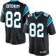 Youth Nike Carolina Panthers &82 Jerricho Cotchery Elite Black Team Color NFL Jersey
