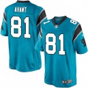 Youth Nike Carolina Panthers &81 Jason Avant Elite Blue Alternate NFL Jersey
