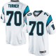 Youth Nike Carolina Panthers &70 Trai Turner Elite White NFL Jersey