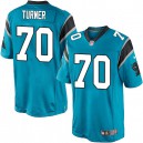 Youth Nike Carolina Panthers &70 Trai Turner Elite Blue Alternate NFL Jersey