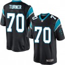 Youth Nike Carolina Panthers &70 Trai Turner Elite Black Team Color NFL Jersey