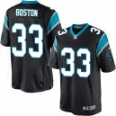 Youth Nike Carolina Panthers &33 Tre Boston Elite Black Team Color NFL Jersey