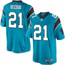 Youth Nike Carolina Panthers &21 Thomas DeCoud Elite Blue Alternate NFL Jersey