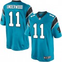Youth Nike Carolina Panthers &11 Tiquan Underwood Elite Blue Alternate NFL Jersey