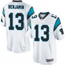 Youth Nike Carolina Panthers &13 Kelvin Benjamin Elite White NFL Jersey