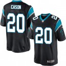 Youth Nike Carolina Panthers &20 Antoine Cason Elite Black Team Color NFL Jersey