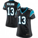 Women Nike Carolina Panthers &13 Kelvin Benjamin Elite Black Team Color NFL Jersey