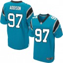 Men Nike Carolina Panthers &97 Mario Addison Elite Blue Alternate NFL Jersey
