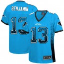Women Nike Carolina Panthers &13 Kelvin Benjamin Elite Blue Drift Fashion NFL Jersey
