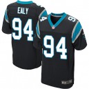 Men Nike Carolina Panthers &94 Kony Ealy Elite Black Team Color NFL Jersey