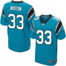 Men Nike Carolina Panthers &33 Tre Boston Elite Blue Alternate NFL Jersey