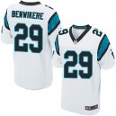 Men Nike Carolina Panthers &29 Bene Benwikere Elite White NFL Jersey