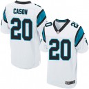 Men Nike Carolina Panthers &20 Antoine Cason Elite White NFL Jersey
